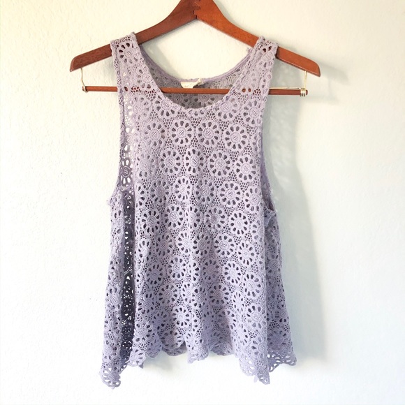 Urban Outfitters Tops - Urban Outfitters Pins & Needles Crochet Tank Top